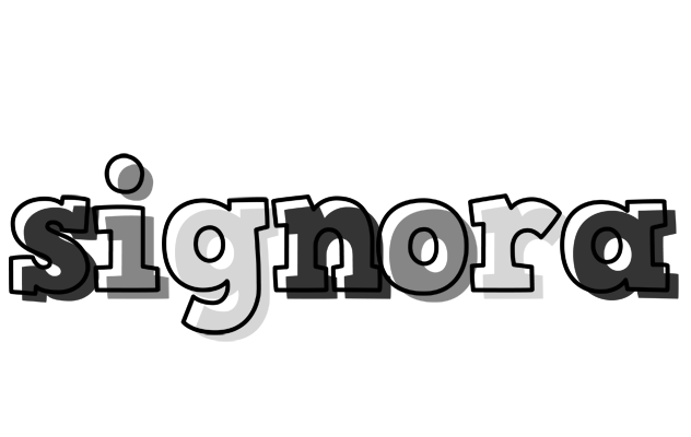 Signora night logo