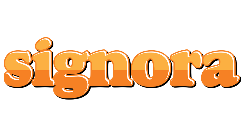 Signora orange logo