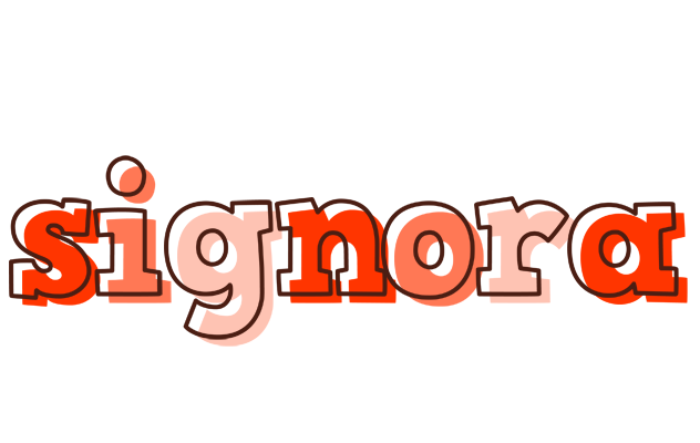 Signora paint logo