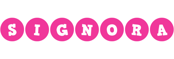Signora poker logo