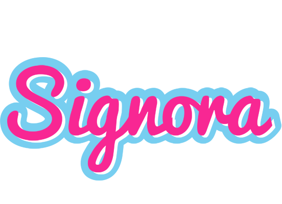 Signora popstar logo