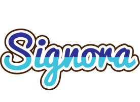 Signora raining logo