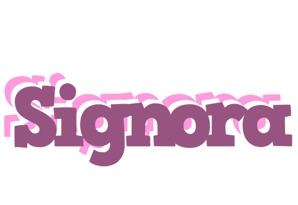 Signora relaxing logo