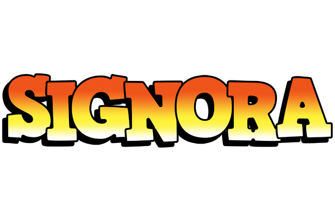 Signora sunset logo