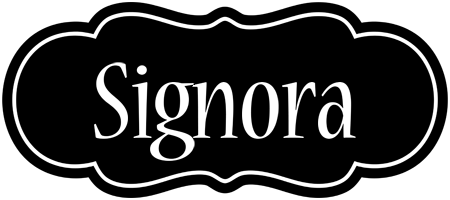 Signora welcome logo