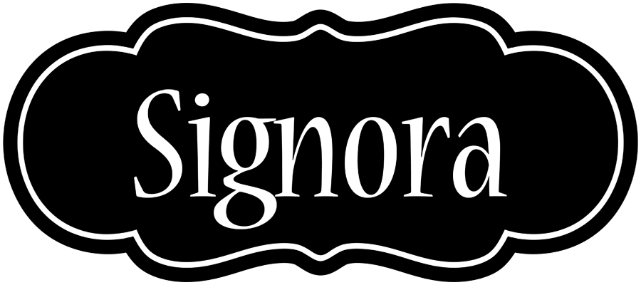 Signora welcome logo