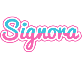 Signora woman logo