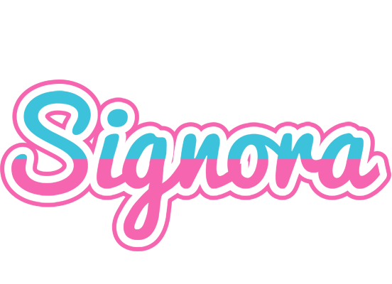Signora woman logo