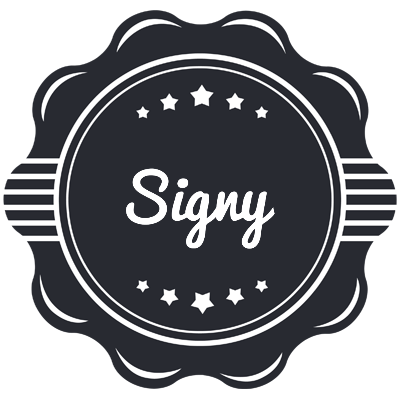 Signy badge logo