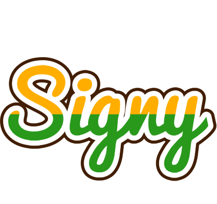 Signy banana logo