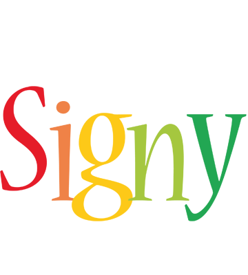 Signy birthday logo