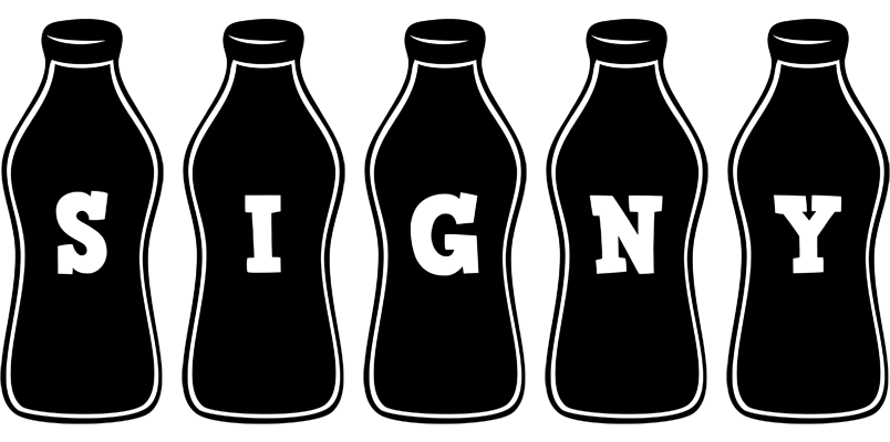 Signy bottle logo