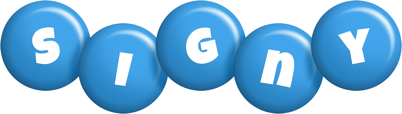 Signy candy-blue logo