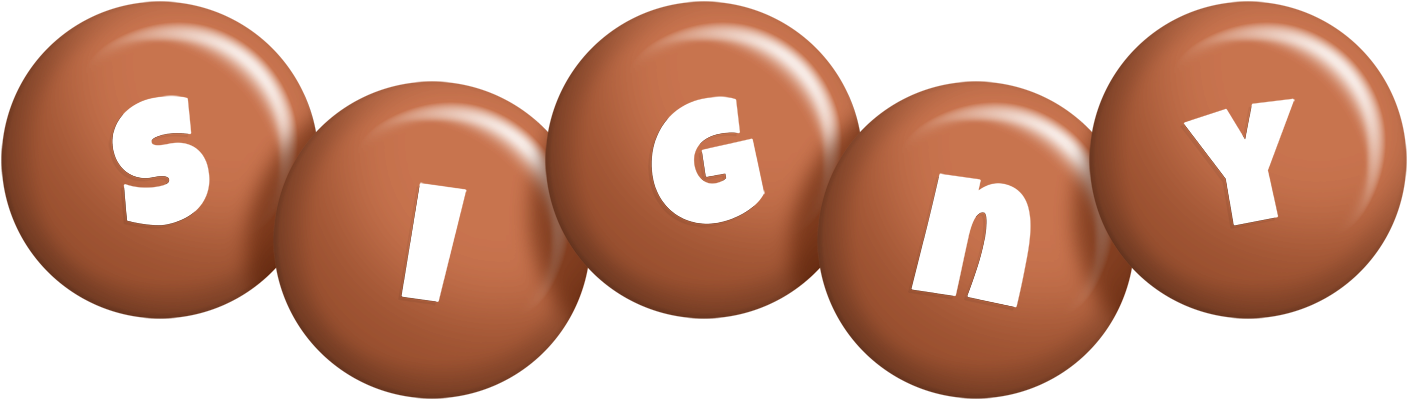 Signy candy-brown logo