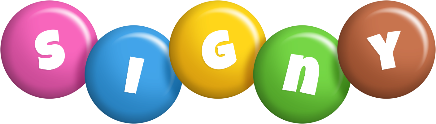 Signy candy logo