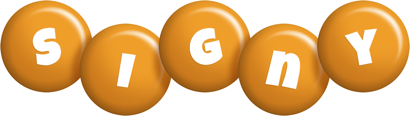 Signy candy-orange logo