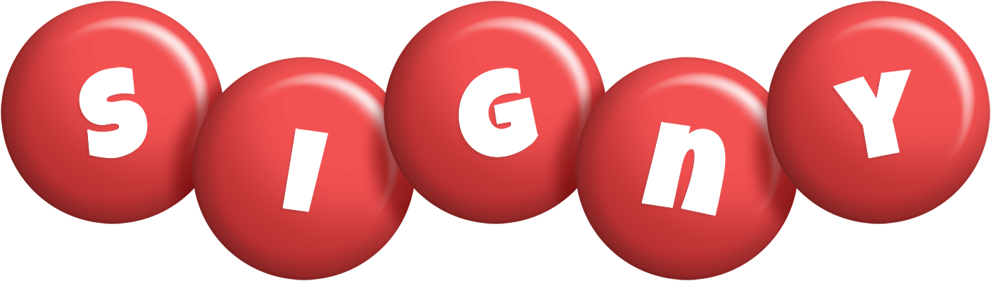 Signy candy-red logo