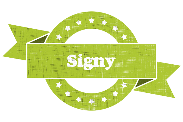 Signy change logo