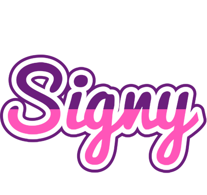 Signy cheerful logo