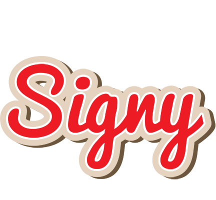 Signy chocolate logo