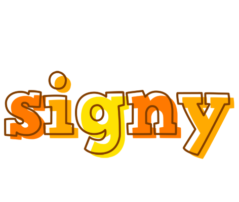 Signy desert logo