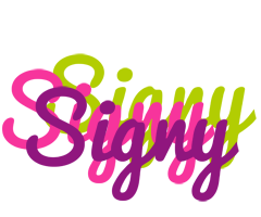 Signy flowers logo