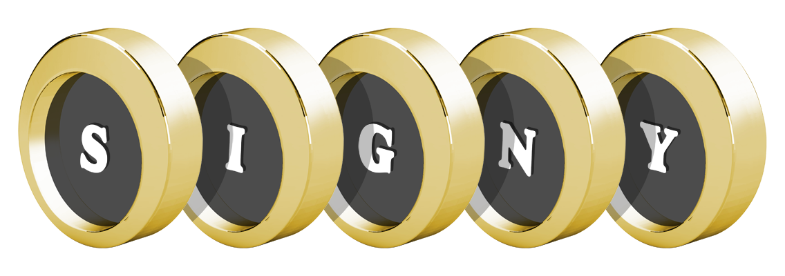 Signy gold logo