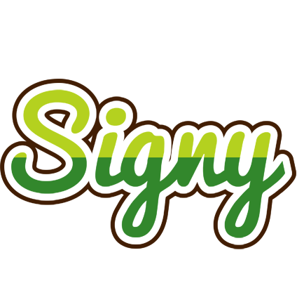 Signy golfing logo