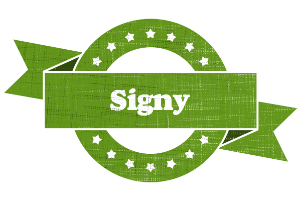 Signy natural logo
