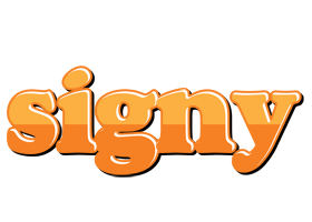 Signy orange logo