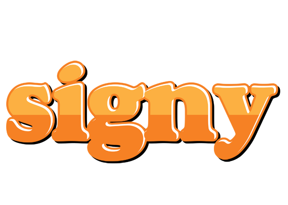 Signy orange logo