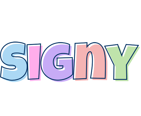 Signy pastel logo