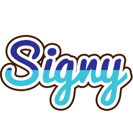 Signy raining logo