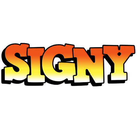 Signy sunset logo