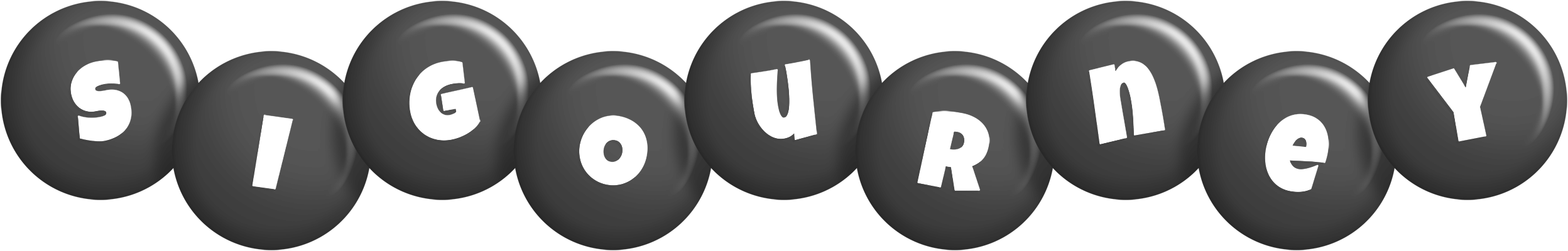 Sigourney candy-black logo