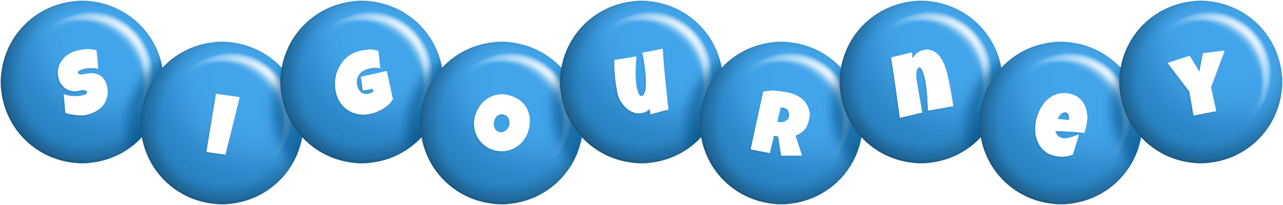 Sigourney candy-blue logo