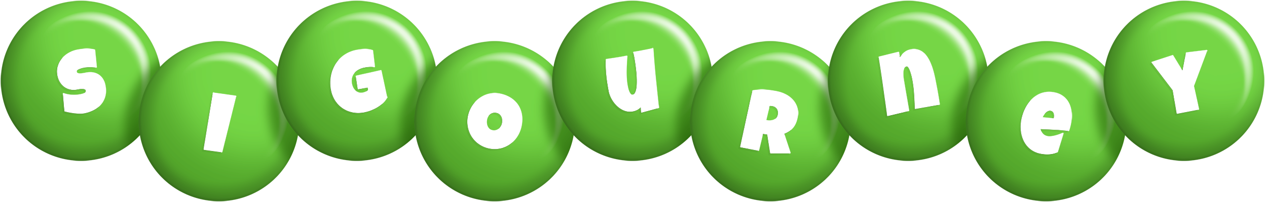 Sigourney candy-green logo