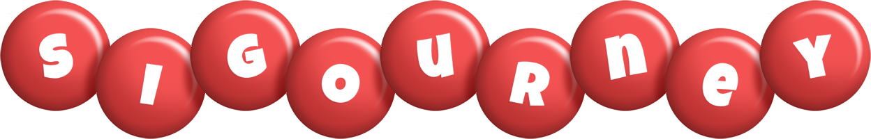 Sigourney candy-red logo