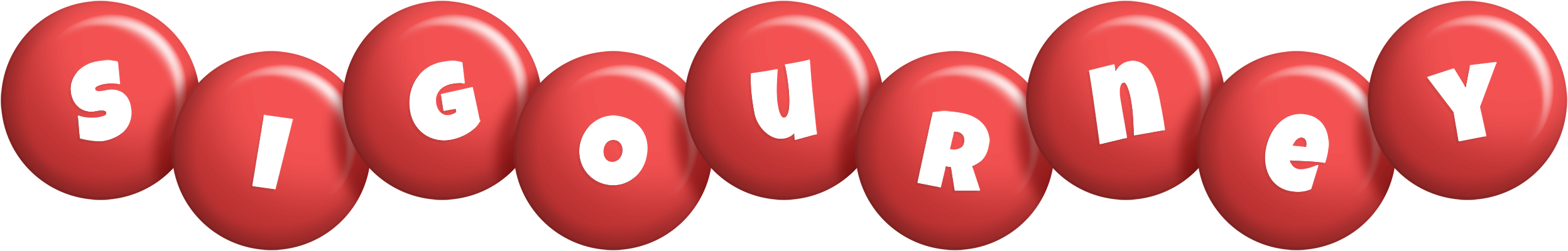 Sigourney candy-red logo