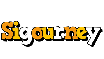 Sigourney cartoon logo