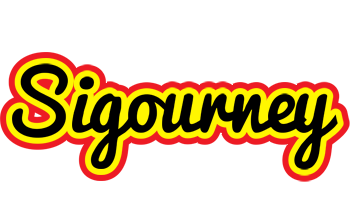 Sigourney flaming logo