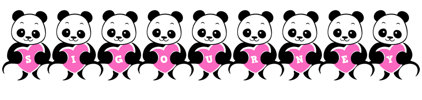 Sigourney love-panda logo