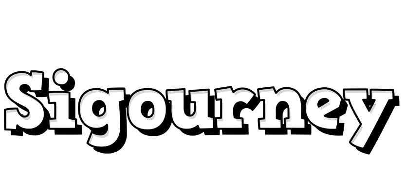Sigourney snowing logo