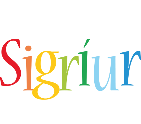 Sigríður birthday logo