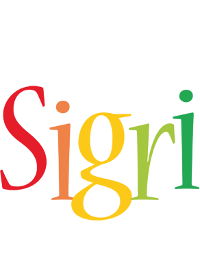 Sigri birthday logo