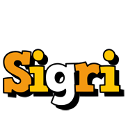 Sigri cartoon logo