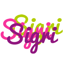 Sigri flowers logo