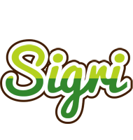 Sigri golfing logo