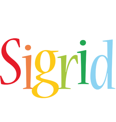 Sigrid birthday logo