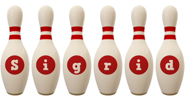 Sigrid bowling-pin logo